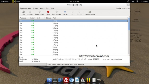 Unison Flle Synchronization Process