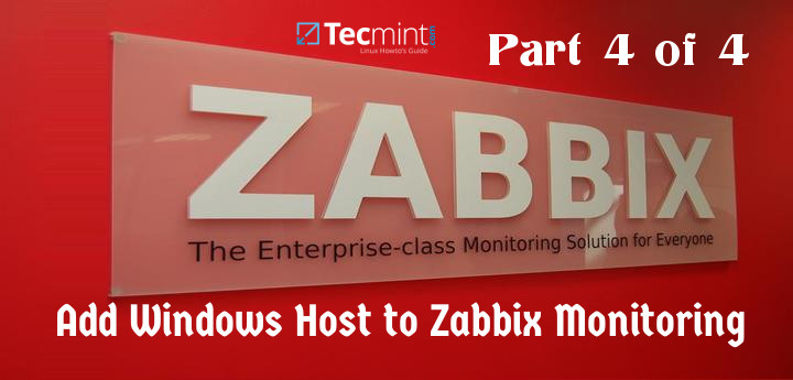 Add Windwos Host to Zabbix Monitoring