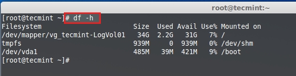 Check File System Mount Points