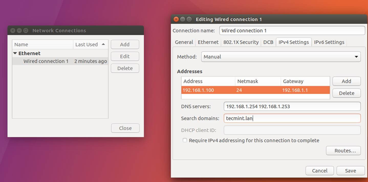 Configure Network Interface