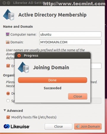 Joining Domain