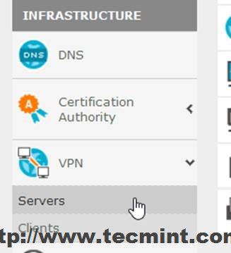 Configure Zentyal OpenVPN Server