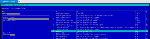 Install Python on Suse