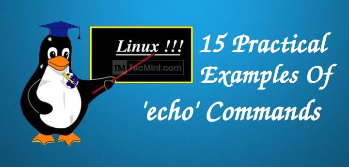 Linux echo Commands