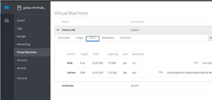 Managing KVM Virtual Machines with Cockpit