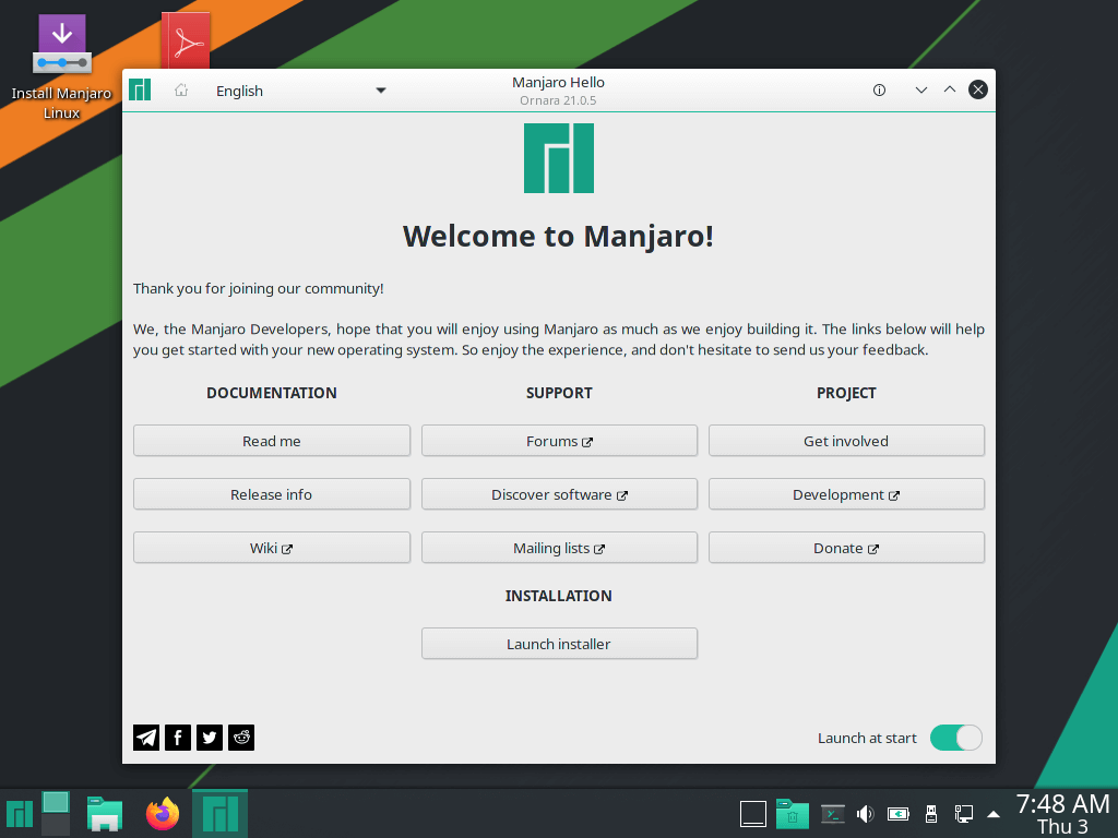 Manjaro Installer