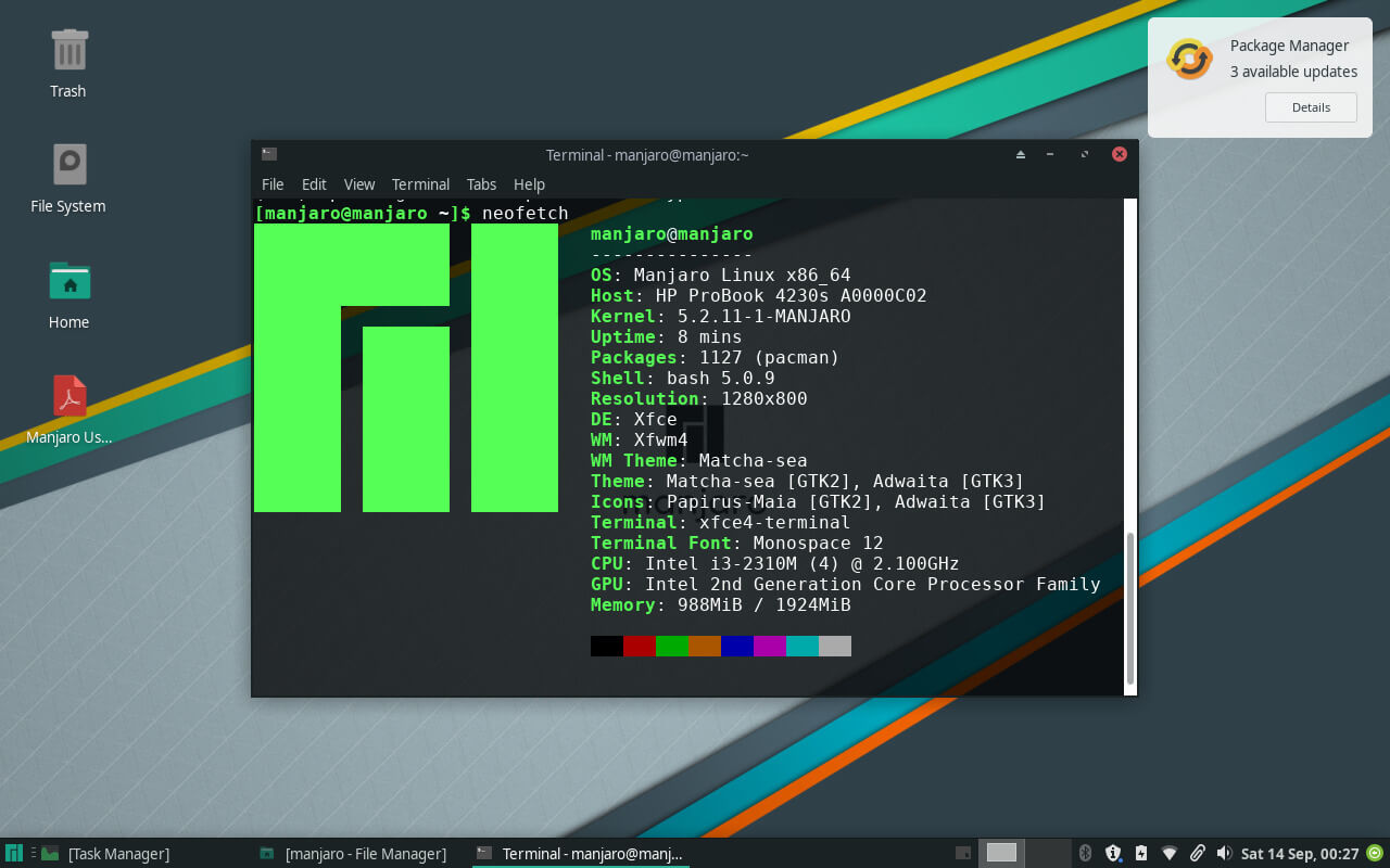 Manjaro Linux Distribution