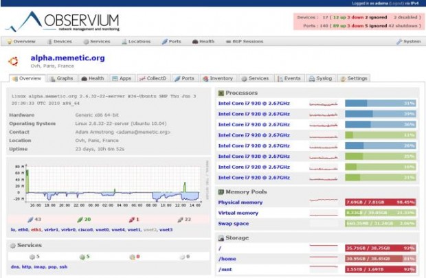 Install Observium in CentOS