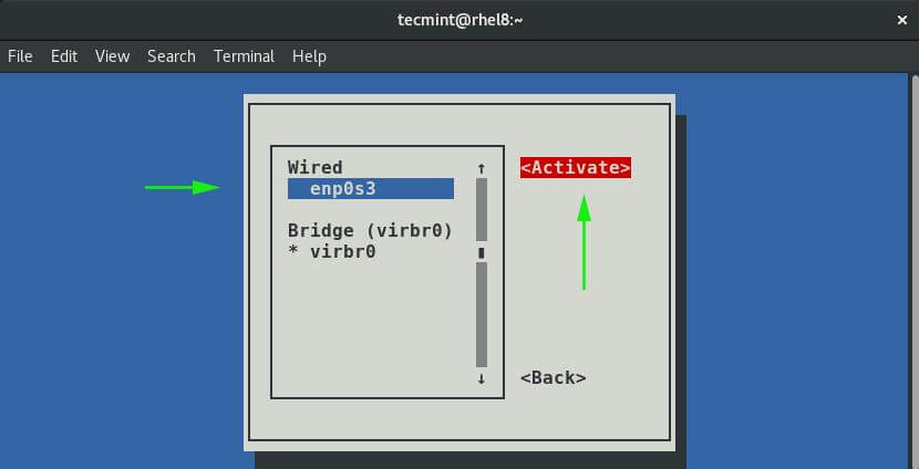 Active Network Connection