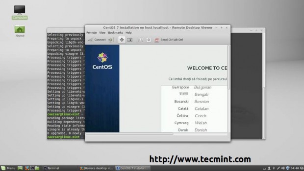 Remote CentOS Installation