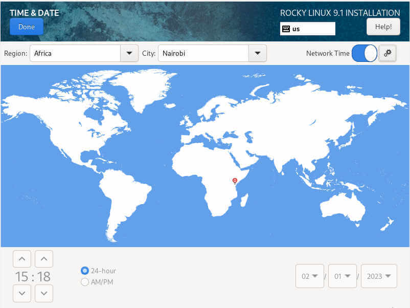 Rocky Linux Timezone