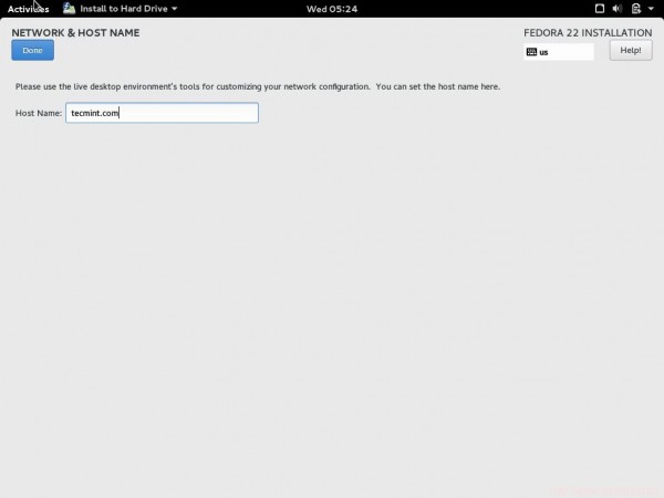 Set System Hostname