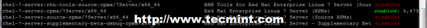 Verify Enabled Repositories on RHEL