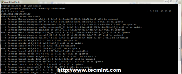 Update RHEL 7