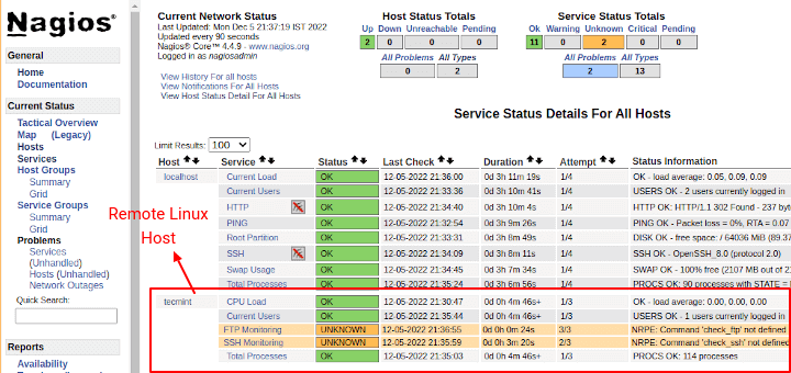 Add Linux Host to Nagios Server