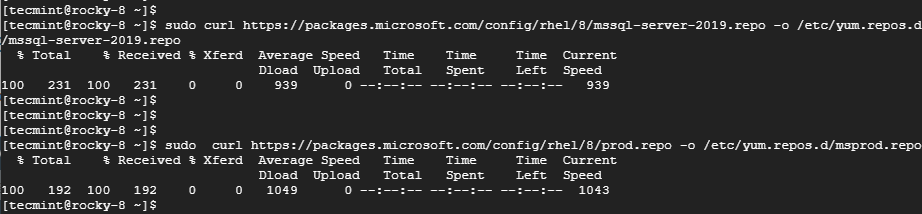 Add Microsoft SQL Server Repository