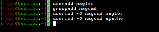 Add Nagios User and Group