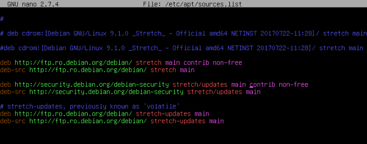 Add Repositories to Debian