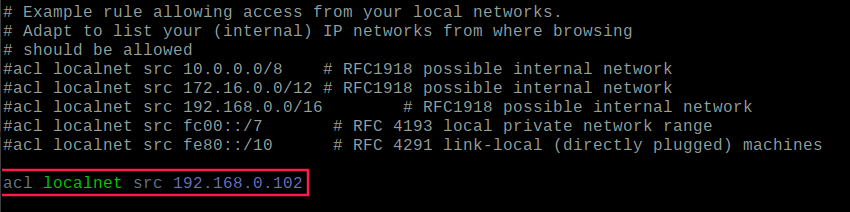 Add IP Address to Allow Web