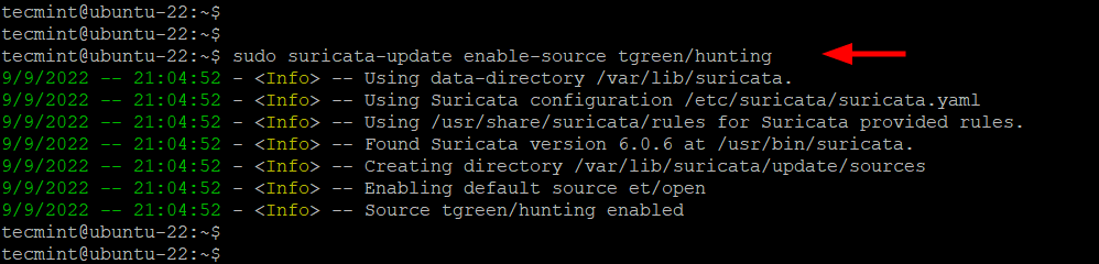 Add Suricata Rule Set