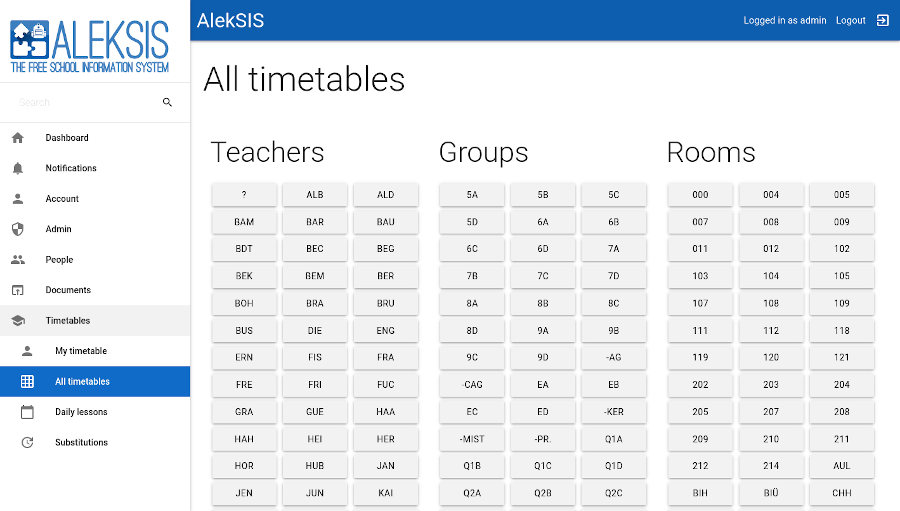 AlekSIS - Free School Information System