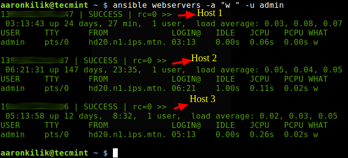 Ansible - Run Command on Multiple Linux Servers