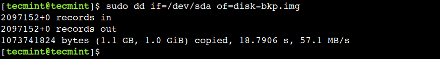 Backup Entire Linux Hard Drive Using dd Command