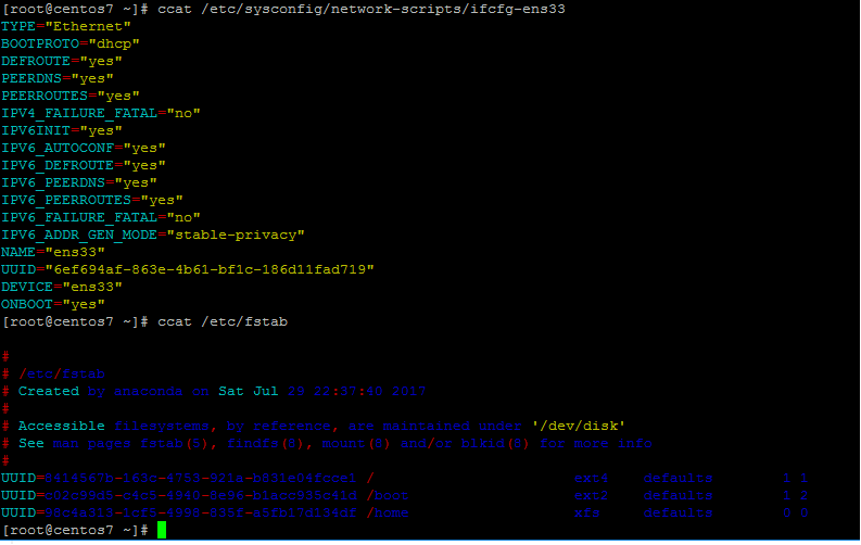 ccat Command Usage