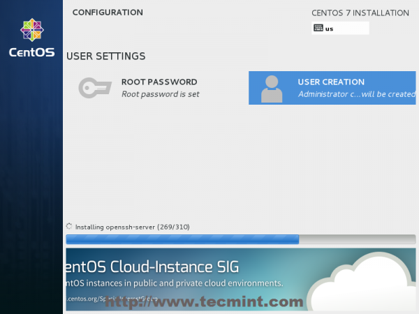 CentOS 7 Installation Process