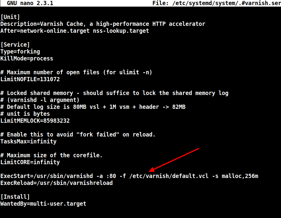 Change Varnish Cache Port