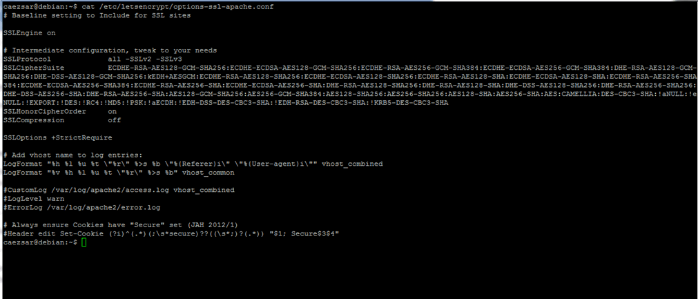 Check Letsencrypt Apache SSL Configuration