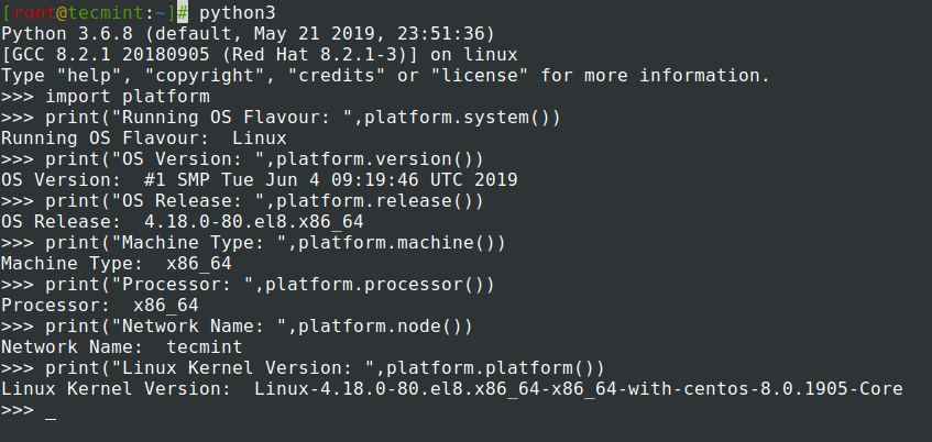 Check Linux System Information