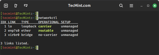 Check Network Connection Status