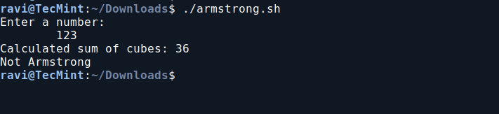 Check if a Number is an Armstrong Number