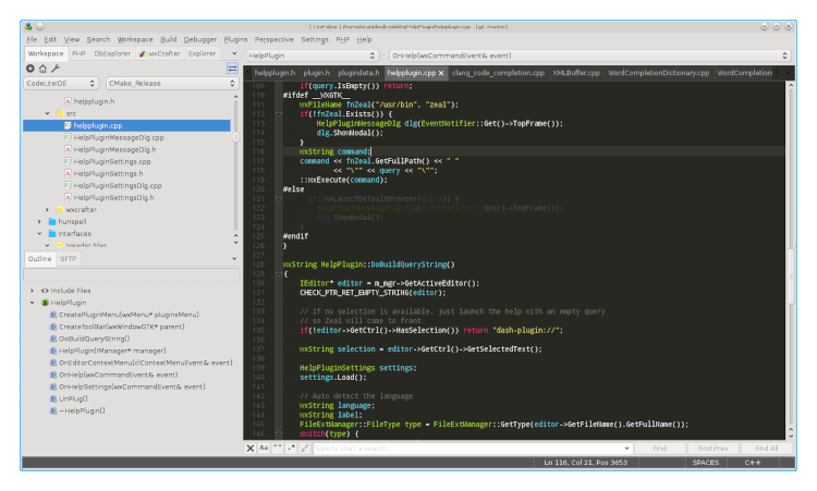 Codelite IDE for Linux