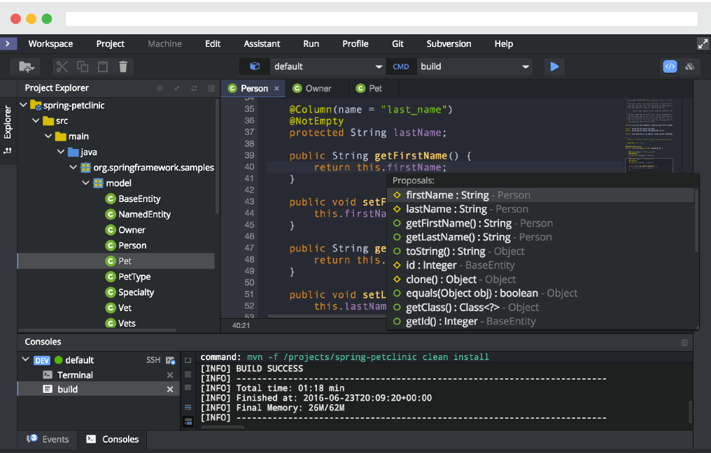 Codenvy IDE