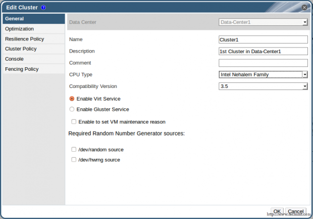 Configure Cluster for Data Center