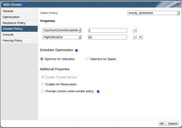 Configure Cluster Properties