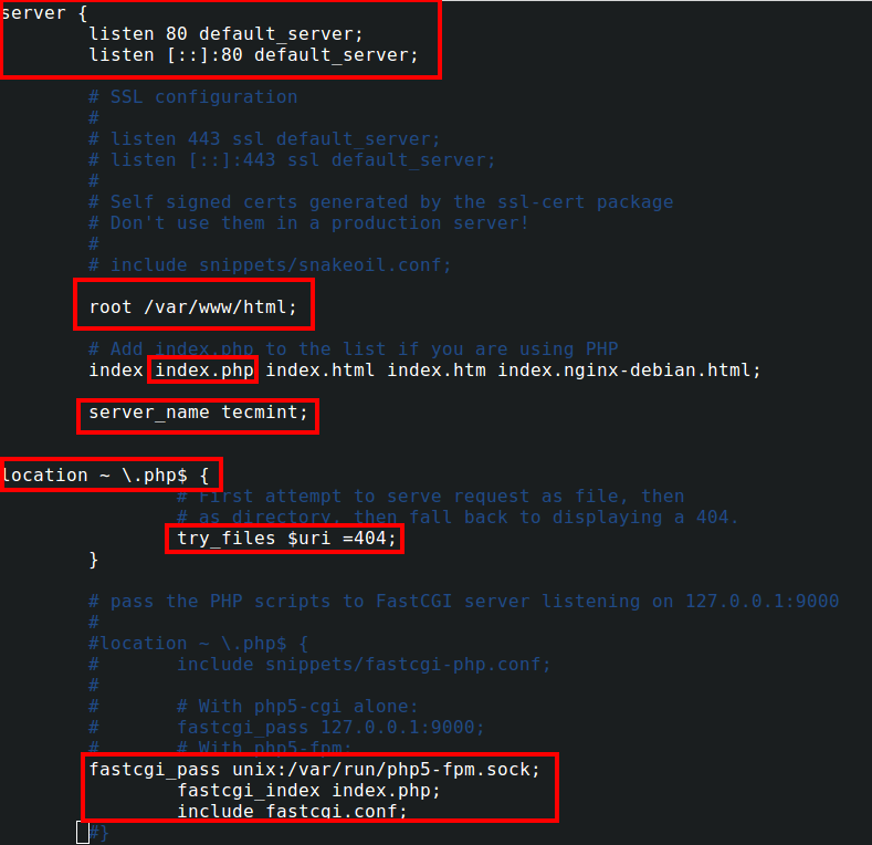 Configure Nginx Web Server