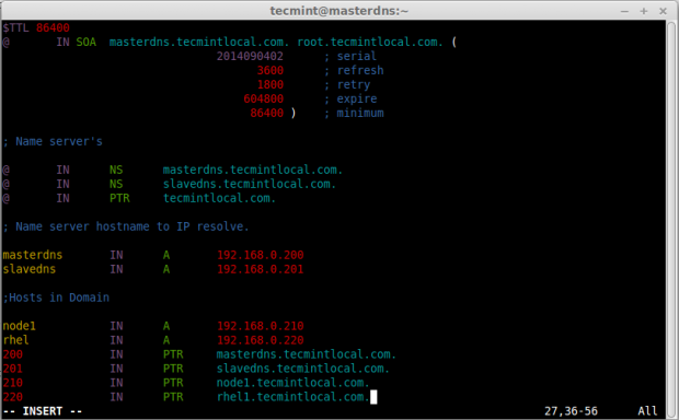 Configure Reverse Lookup Zone