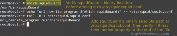 Configure SquidGuard for Squid