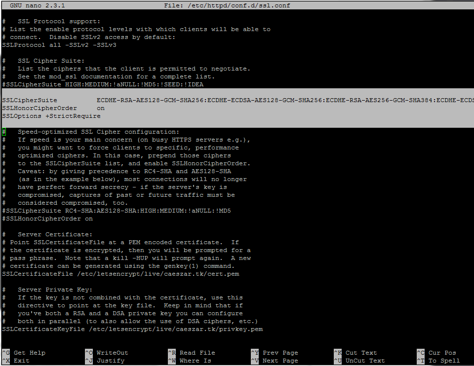 Configure SSL Configuration