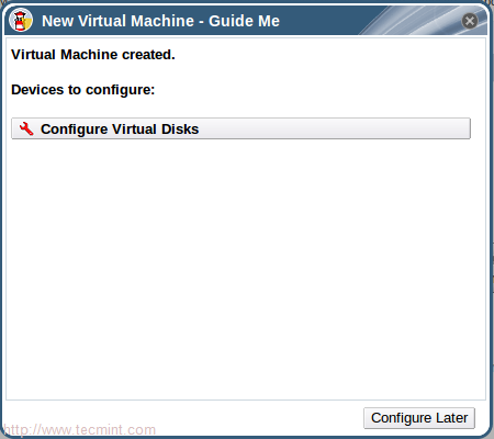 Configure Virtual Disks