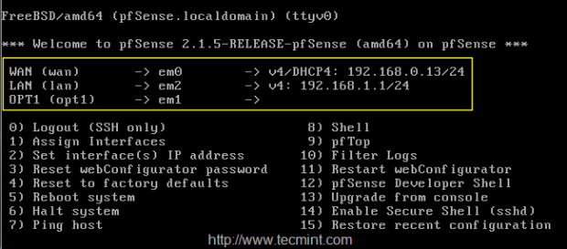 Configured Networks