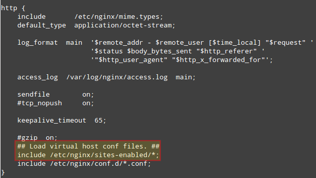 Configuring Nginx VirtualHost