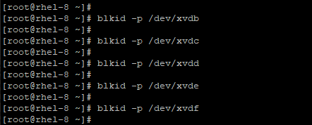 Confirm Disks Partition Table