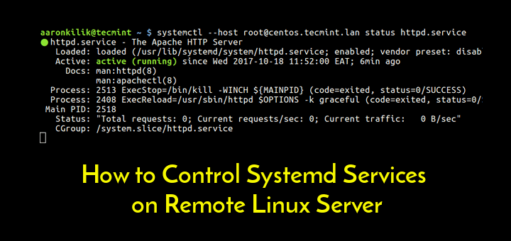 Control Systemd Services on Remote Linux