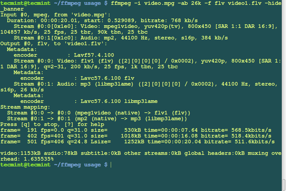 Convert Mpg to Flv Video Format