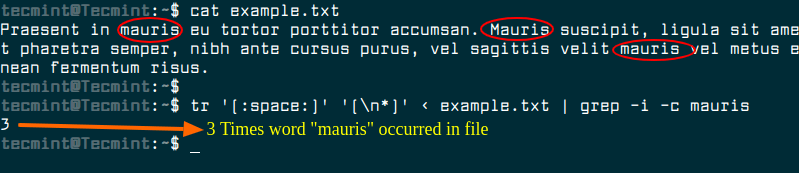 Count Occurrences of Word in File