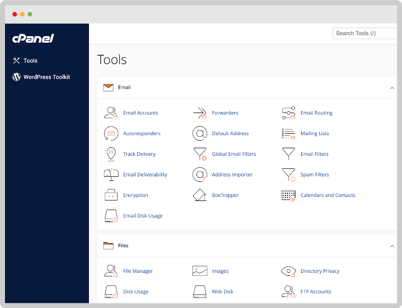 cPanel - Web Hosting Control Panel